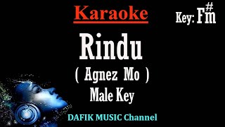 Rindu (Karaoke) Agnez Mo Nada Pria/ Cowok/ Male key F#m (Agnes Monica)