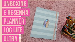 Unboxing e Resenha Compra Papelaria- Planner Long Life Ultra Otima Grafica