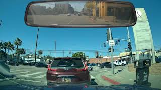 Dashcam Drive: Culver City to West LA & Vons Stop (No Audio)