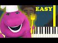 Macaroni and Cheese Song - Barney Piano Tutorial