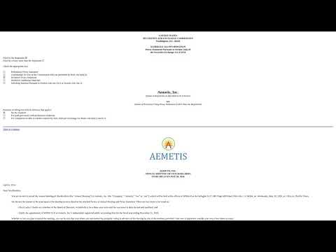 Aemetis: My Deep Dive into Their Proxy Statement's Key Votes