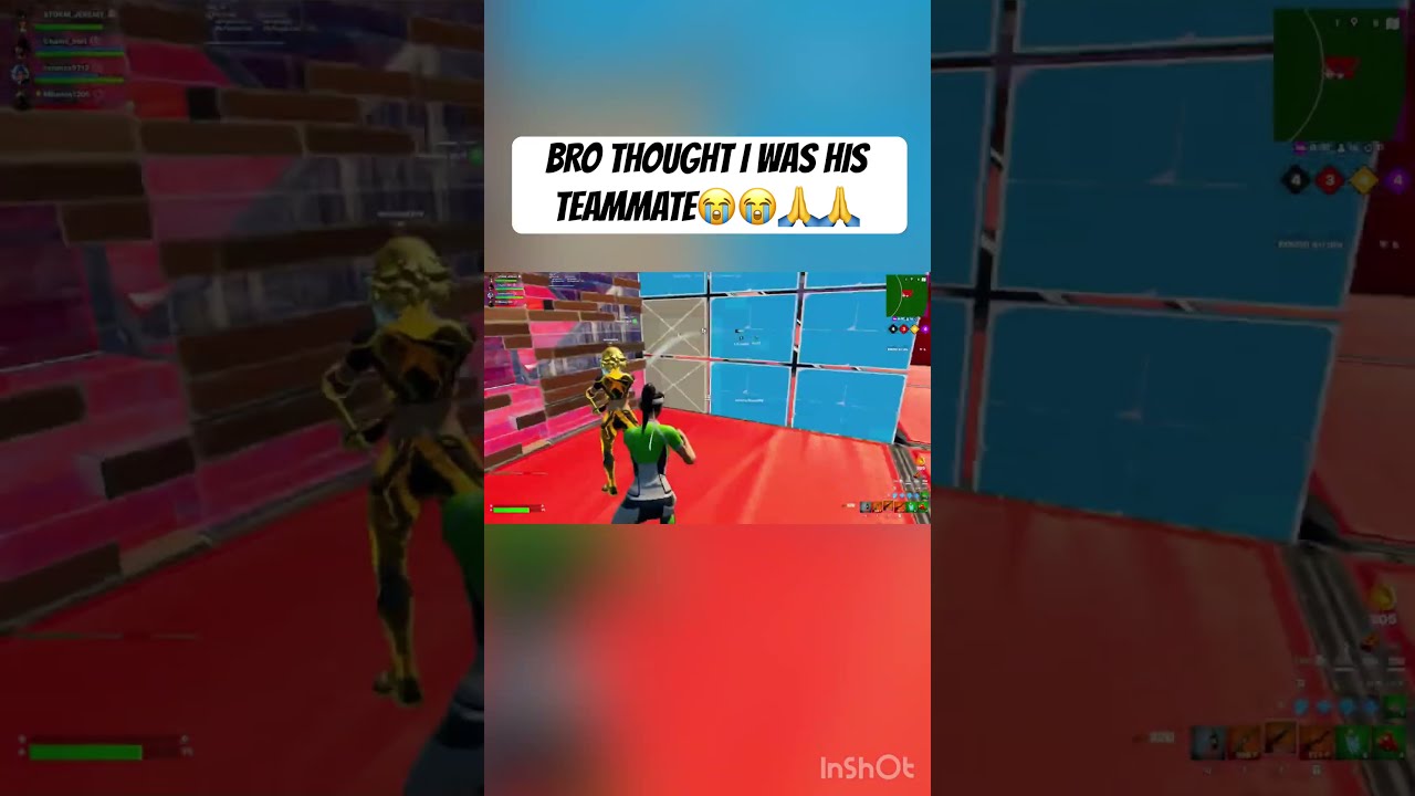 BRO THOUGHT I WAS HIS TEAMMATE Fortnite Fortniteclips Gaming Fortnitefunny Shorts