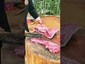That's Really Incredible Smooth Cutting Meat Top Cleaver#incrediblecutting#soothcutting#tranding