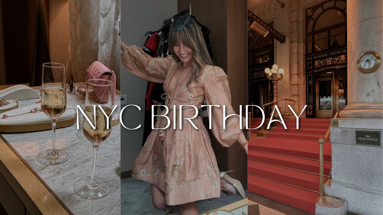 DREAM BIRTHDAY IN NYC: Private Shopping, Designer Dresses & Glam Night Out 👗✨ | Ajda NYC