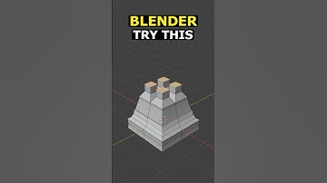 Blender: Extrude Individual Faces #blender #3d #tutorial