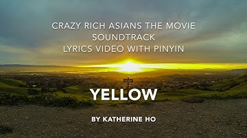 Yellow - Katherine Ho (Coldplay Cover) Lyrics Video with Pinyin