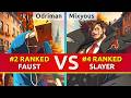 GGST 2.00 ▰ Odriman (#2 Ranked Faust) vs Mixyous (#4 Ranked Slayer). High Level Gameplay