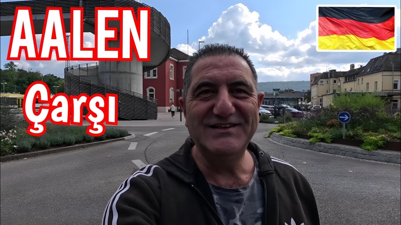 Alman Şehiri Aalen'de Çarşı, Pazar, Avm, eğlenceli geziyoruz 😊