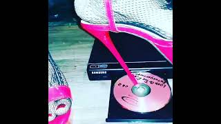 Lady L High Heels Crush Dvd With Red Ultra Platform 15 Cm Extreme High Heels And Black Stockings.