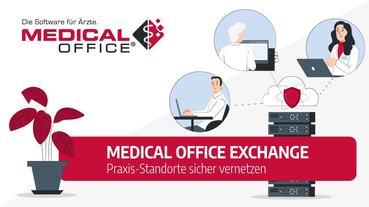 Praxis-Standorte mit MEDICAL OFFICE Exchange sicher vernetzen - MEDICAL OFFICE Arztsoftware