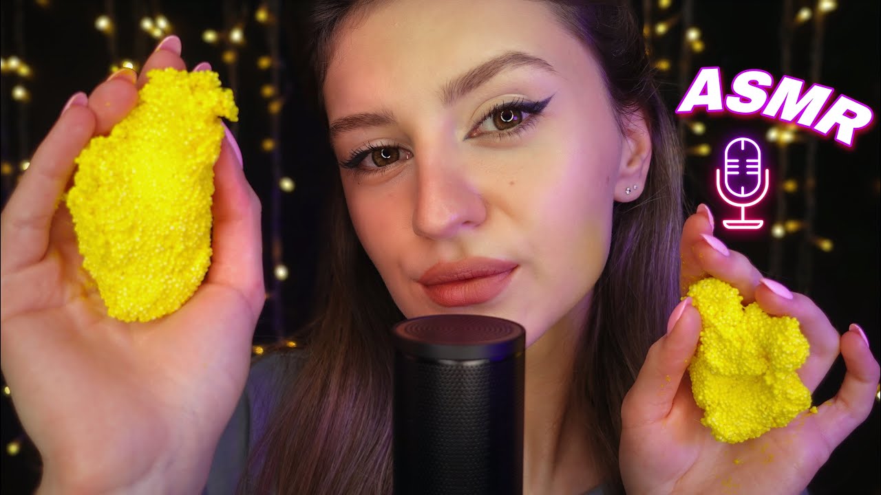 ASMR Soft Spoken & Slime 💚 Test New Mic TONOR Q9 😴