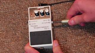 How To Use The Boss NS-2 Noise Suppressor Pedal More Effectively