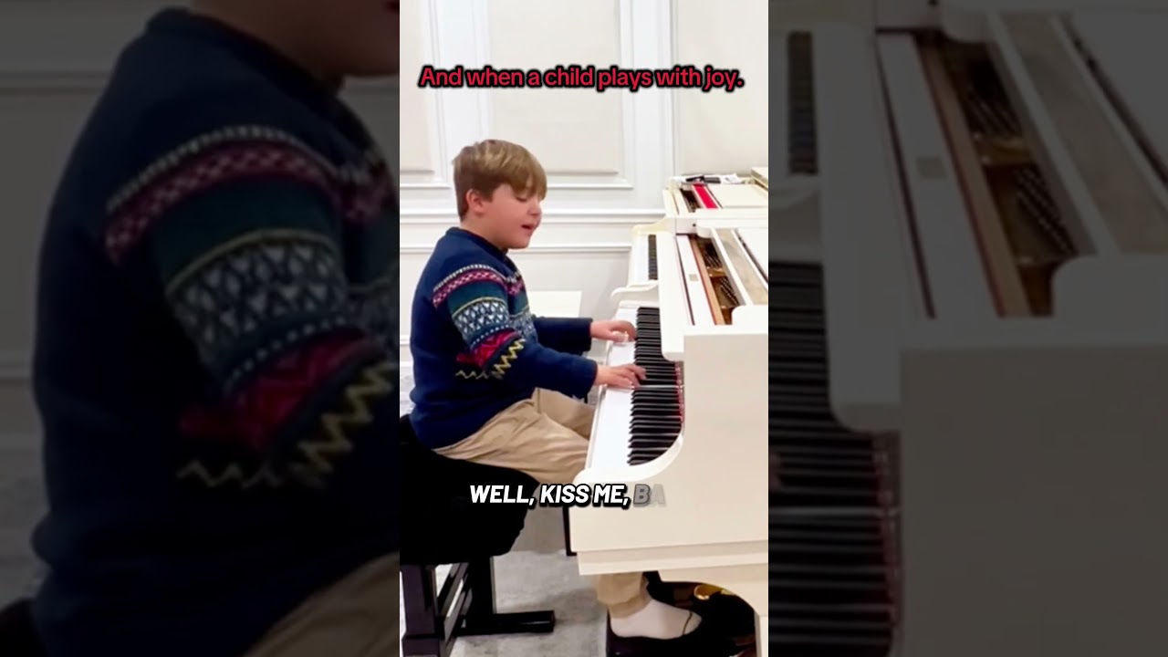 He couldn’t perform at the recital……