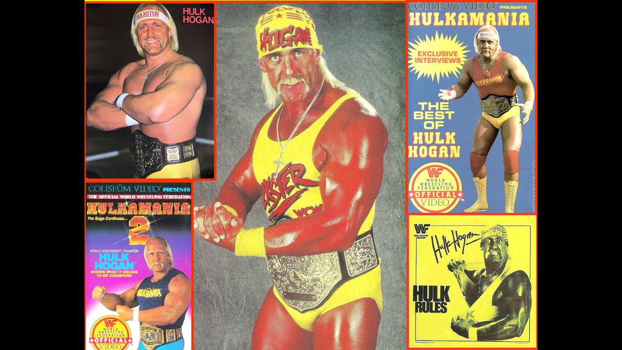 Vintage Hulk Hogan Wrestling Products WWF WWE WCW AWA 