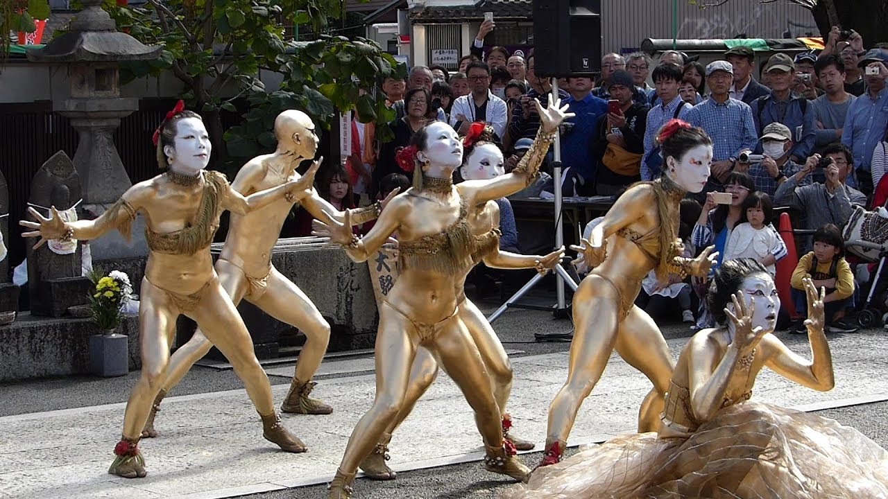 大須大道町人祭 2019（大駱駝艦の金粉ショー）大光院