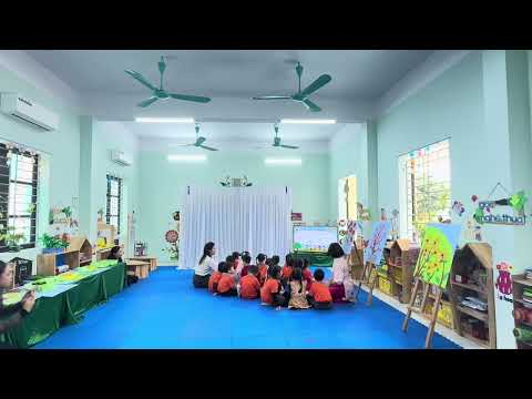 Tiết dạy hội thi giáo viên giỏi cấp xã - tạo hình bông hoa từ các nvl khác nhau - cô giáo hoàng thị thủy
