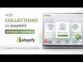 How to Add Collections in Shopify | Malayalam Tutorial