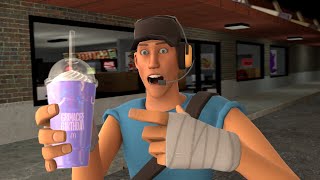 Scout Tries the Grimace Shake [TF2 SFM]