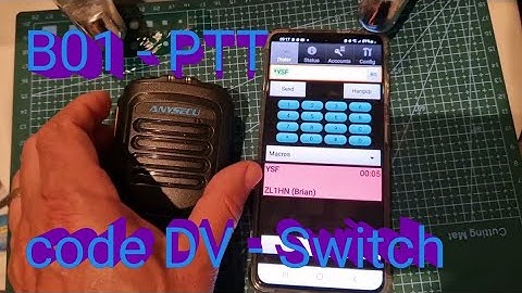 DV- Switch - PTT Code for B01 Bluetooth Microphone