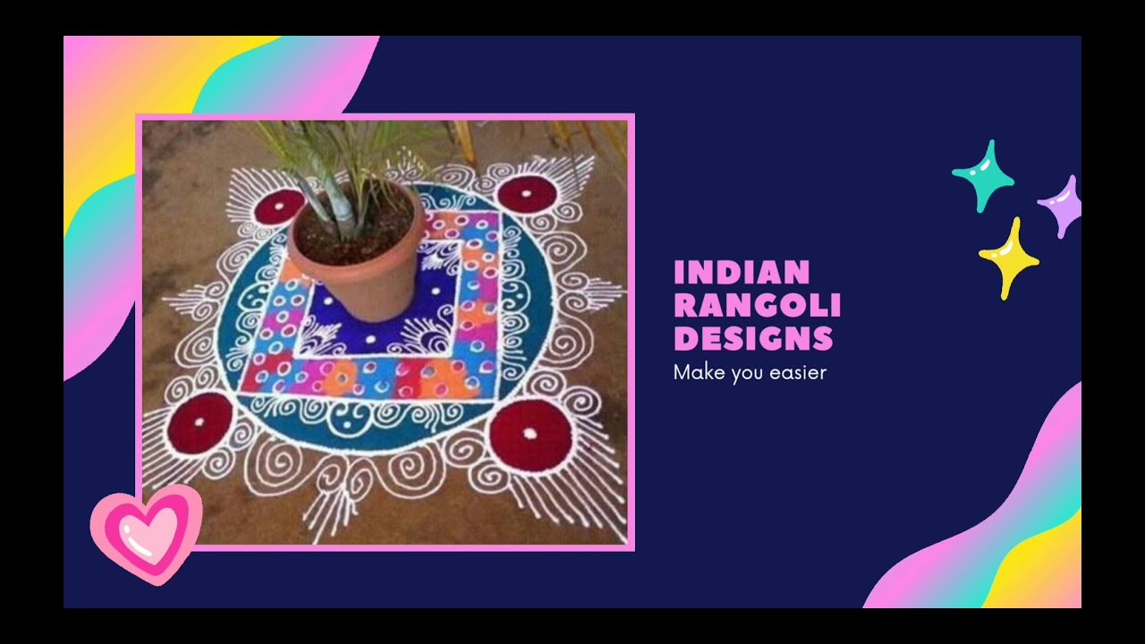 The Intro Of Indian Rangoli designs#indian culture#indian arts# - YouTube