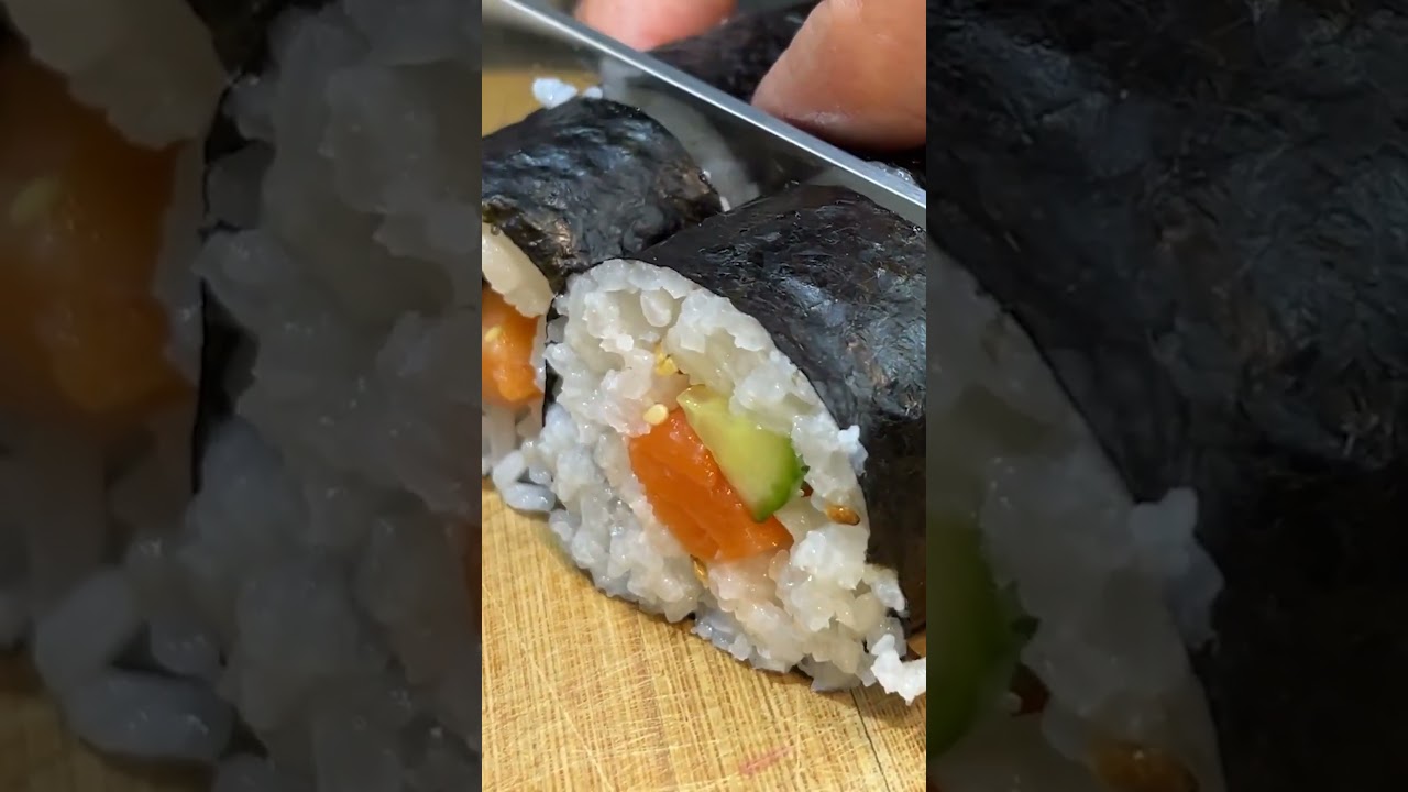 Kusursuz sushi kesimi.  ???????? #MutfakİşleriMüdürü #Shorts #Sushi