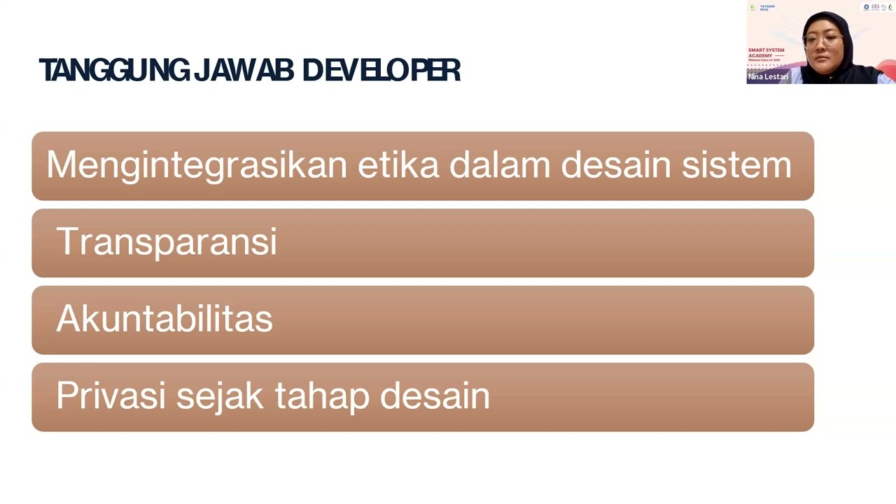 Pelatihan Masterclass IoT with AI - Etika & Privasi Kamera