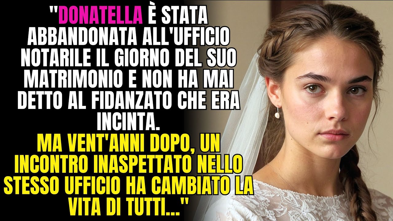 La sposa abbandonata non ha mai detto d’essere incinta. Ma 20 anni dopo, nello stesso ufficio...