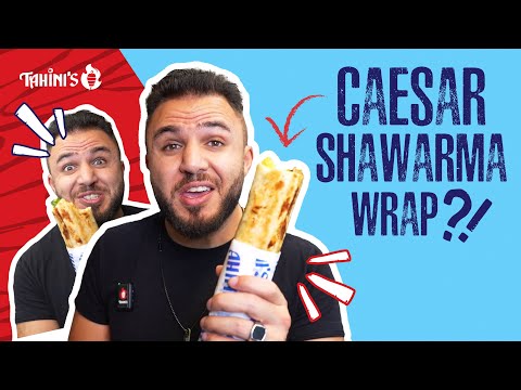 I Made A Caesar Shawarma Wrap 🫣 @Tahini's