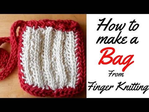 How to Finger Crochet a Market Bag Using Thin Yarn in 30 Minutes