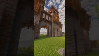 Medieval Castle Gate #minecraftsurvival #minecraftpc #minecraftjava #phonkedit #mhlgamer