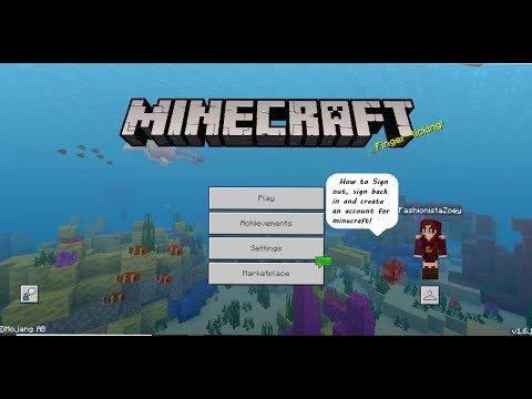 Come disconnettersi, riconnettersi e creare un account per Minecraft!