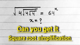 U.S can you simplify this hardest square root math Olympiad problem 