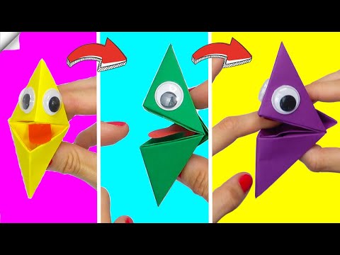 6 Moving paper toys - Easy paper crafts 