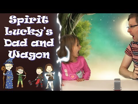 lucky's dad and wagon