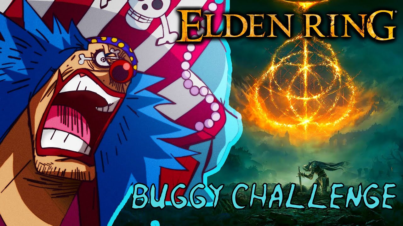 I played Elden Ring as Buggy and it was PAIN (One Piece Buggy Build)