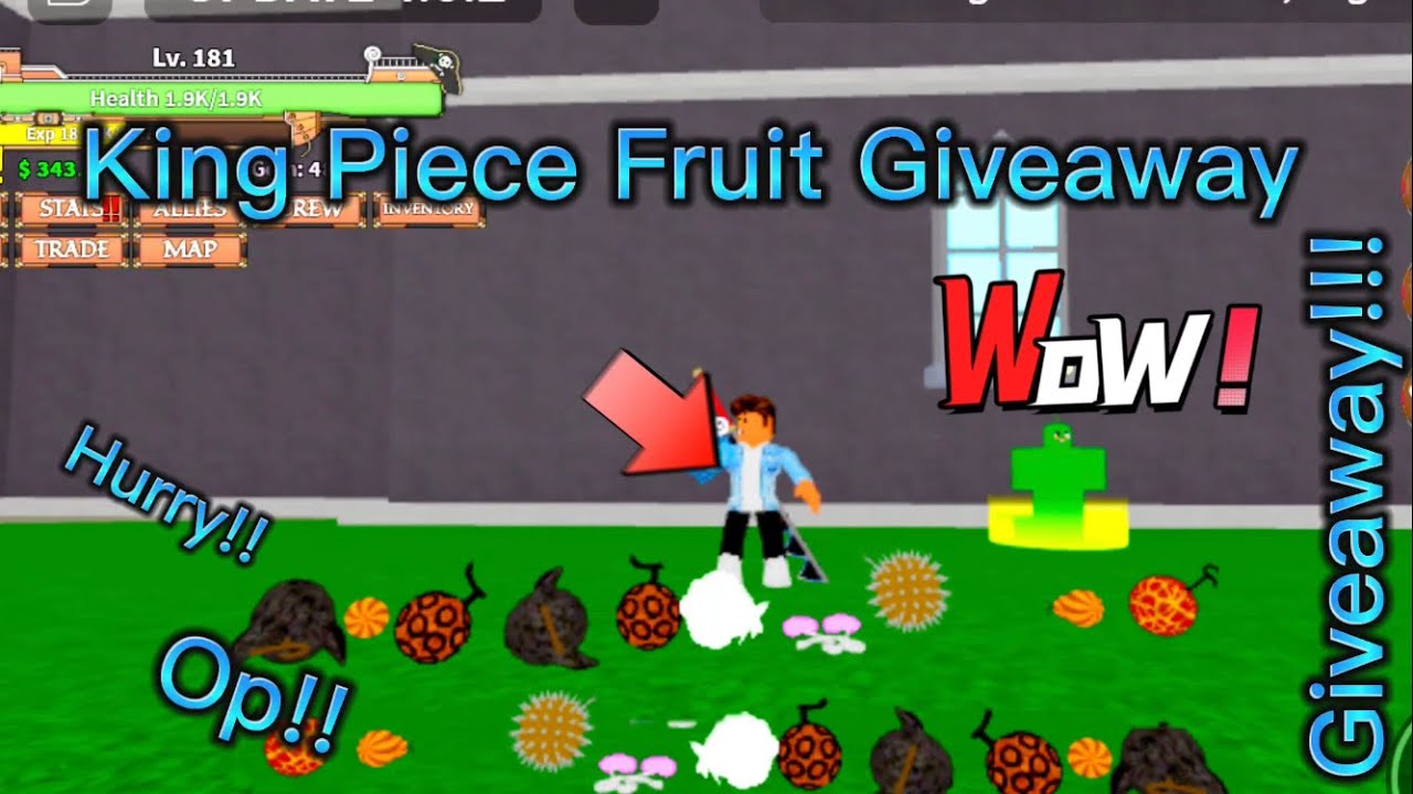 (King Legacy)Fruit Giveaway (Hurry) (Limited Time) YouTube