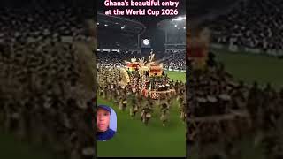 Ghana’s beautiful Entry at the World Cup 2026. #trending #worldcup #blackstars