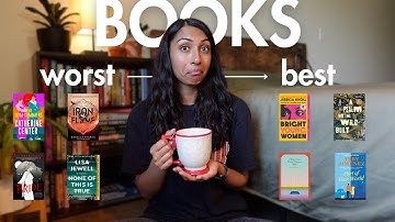WORST to BEST: I ranked every fiction book I read in 2024
