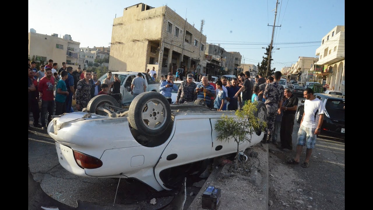 تقرير حول حادث تصادم في بلدة بيت راس نتج عنه 