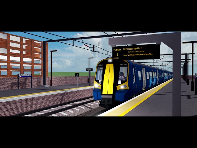Class 380 passing Northbank Town @ 100mph | Trainlines Remastered class=