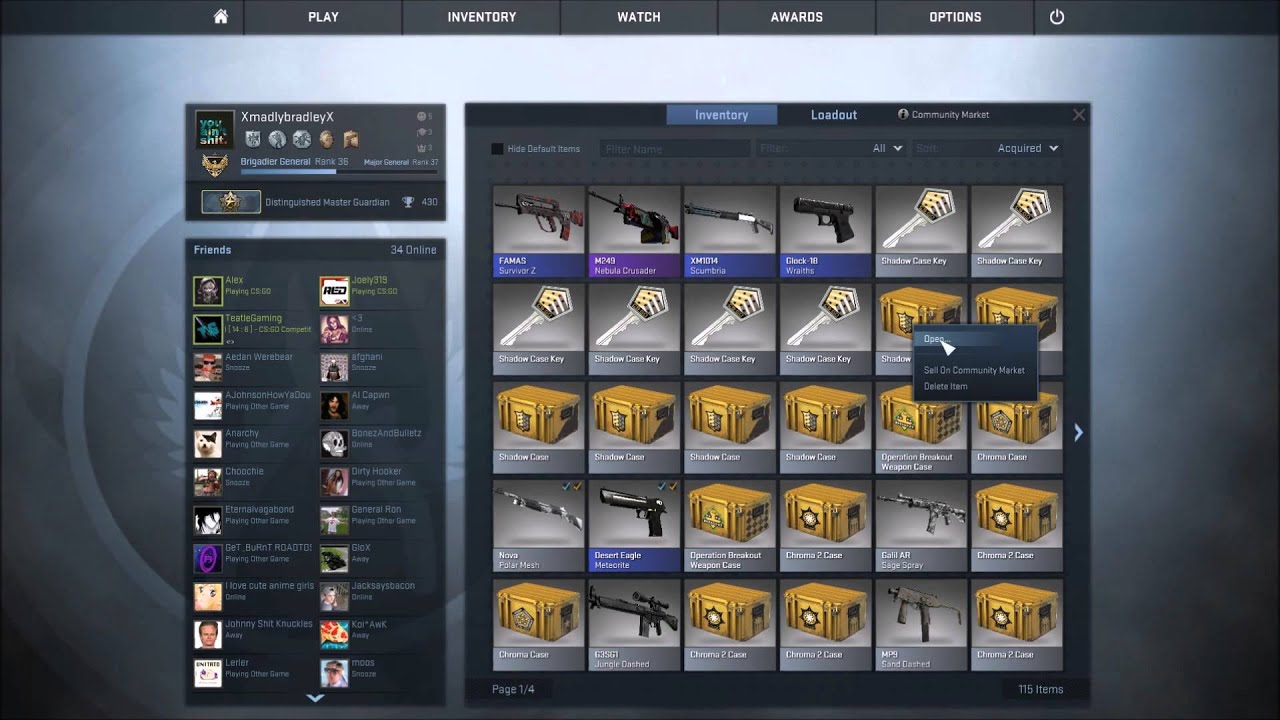 CS:GO - Shadow Case Unboxing - YouTube