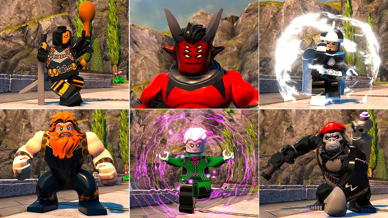 LEGO DC Super-Villains - All Teen Titans Villains (Free Roam & Showcase)