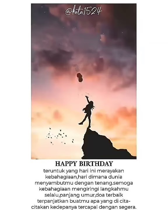 Story WhatsApp I Selamat ulang tahun