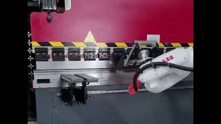 CNC Press Brake with ABB Robot Arm to Loading Workpieces