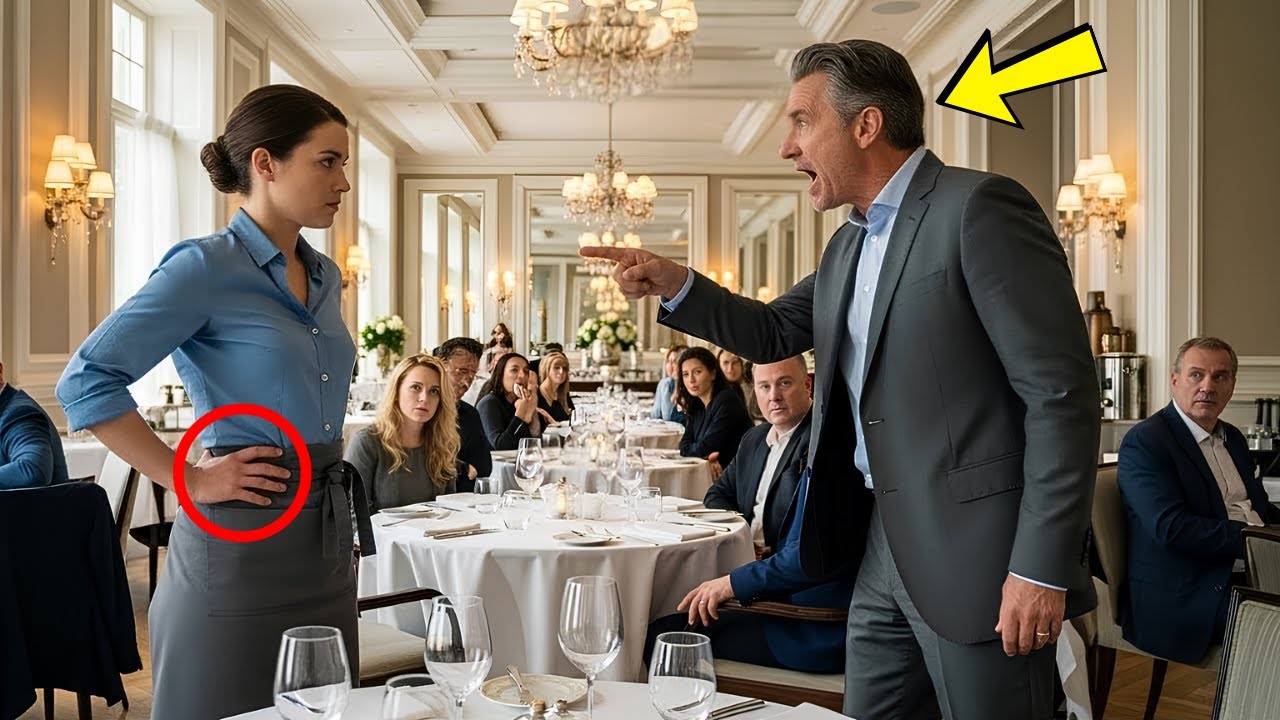 Der Milliardär schreit: „Du bist nichts!“ – Kellnerin lächelt: „Warum arbeiten Sie dann für mich?“