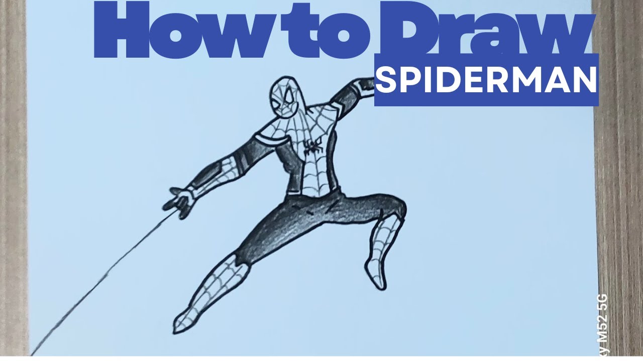 How to Draw Spiderman from Spiderman Far From Home