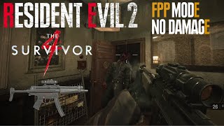 Resident Evil 2 Remake - HUNK The 4th Survival - FPP Mode, 1 Shot HS, No Damage, No Commentary