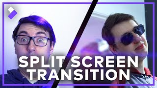 Animated Split Screen Transitions | Wondershare FilmoraPro Tutorial