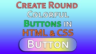 Colorful Round Buttons html | Easy | Hindi/Urdu