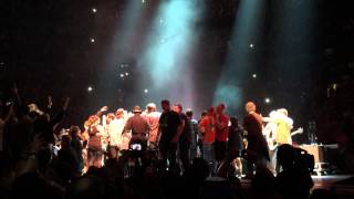 Security Lost Control At The U2 Concert In Montreal As Hundred Of Fans Jump On Stage.